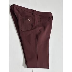 Rag & Bones‎ Women's Jean Leggings In Burgundy Ponte Size (26) Stretchy Jeans
